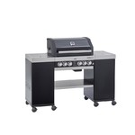 BBQ Videro G4-SL avec ilot cuisine, 30mbar noir